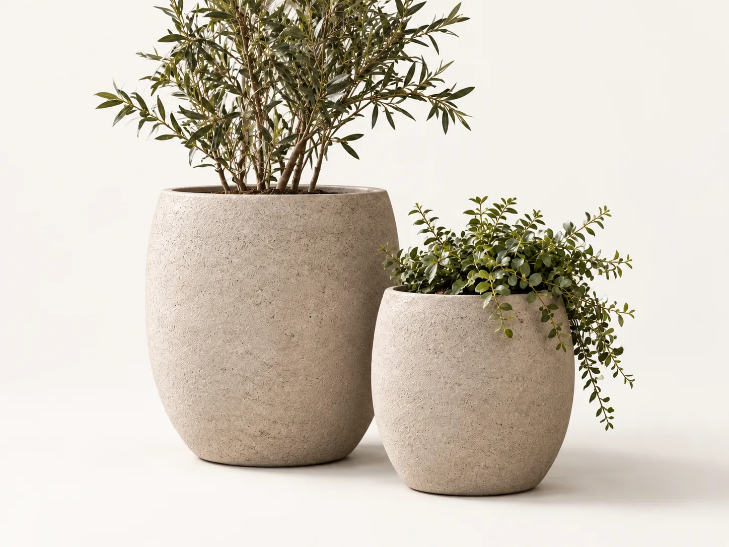 Nila Stoneware Planter Set - Image 3
